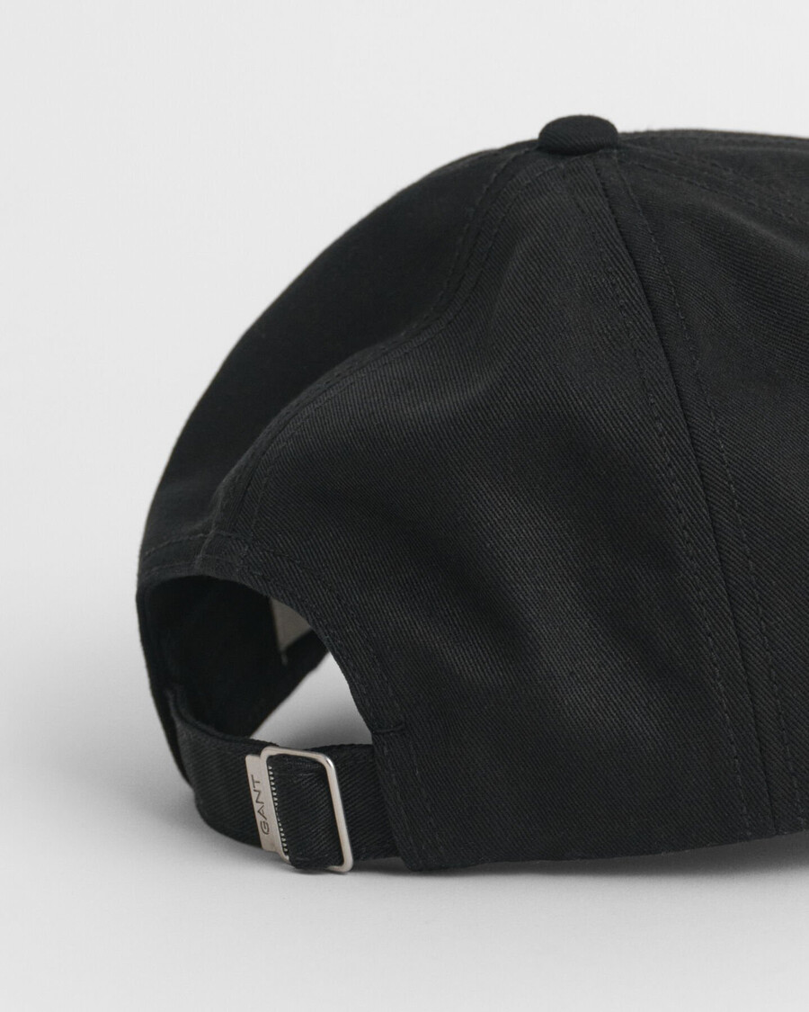 cappellino shield cotton twill - nero