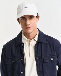 cappellino in twill di cotone shield - guscio duovo
