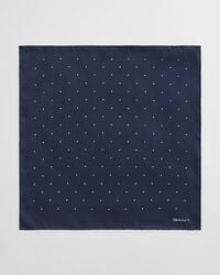 fazzoletto da taschino con stampa a pois - marine