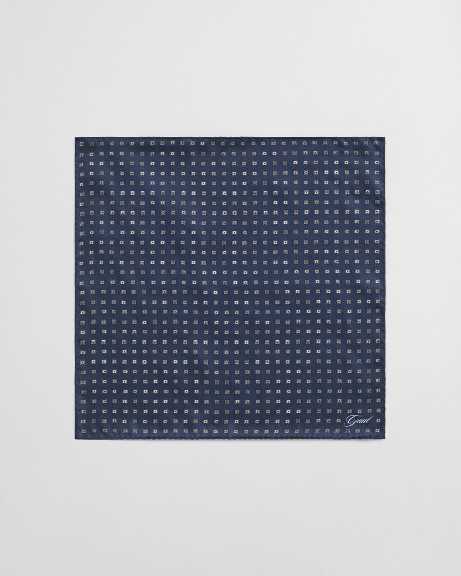 fazzoletto da taschino con stampa foulard - marine