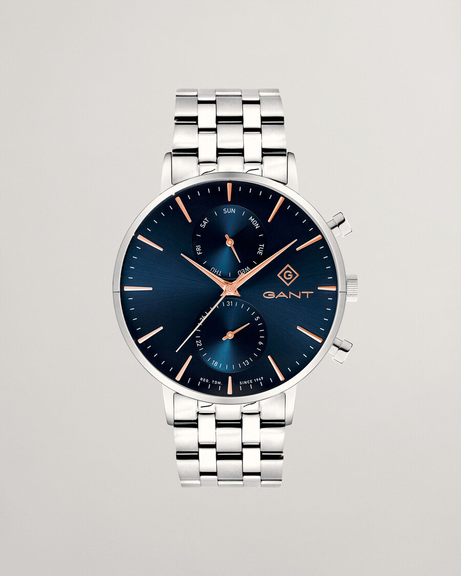 orologio da polso park hill daydate ii - blu medio