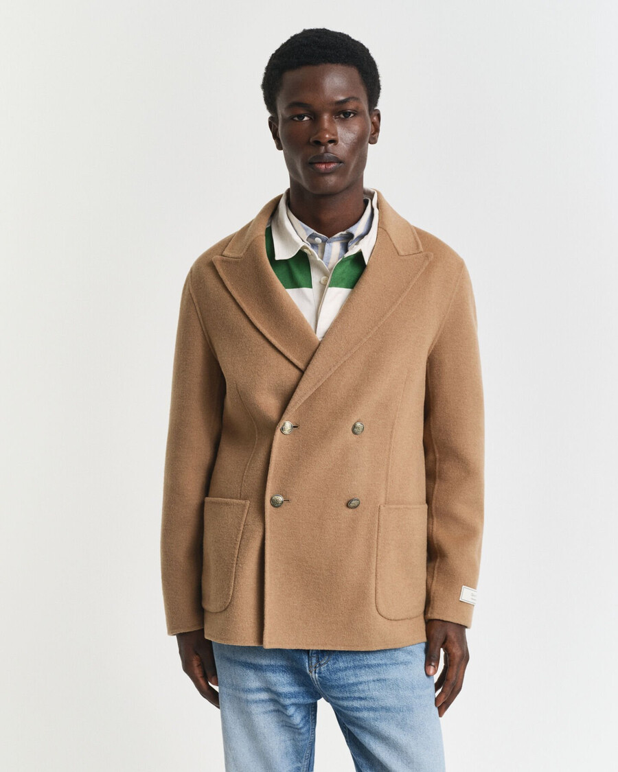 blazer club cucito a mano - cachi caldo