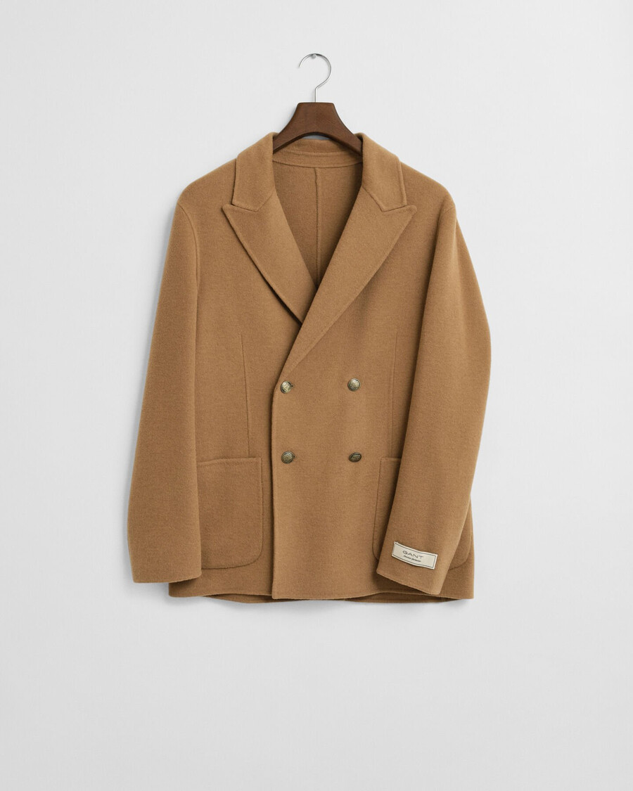 blazer club cucito a mano - cachi caldo