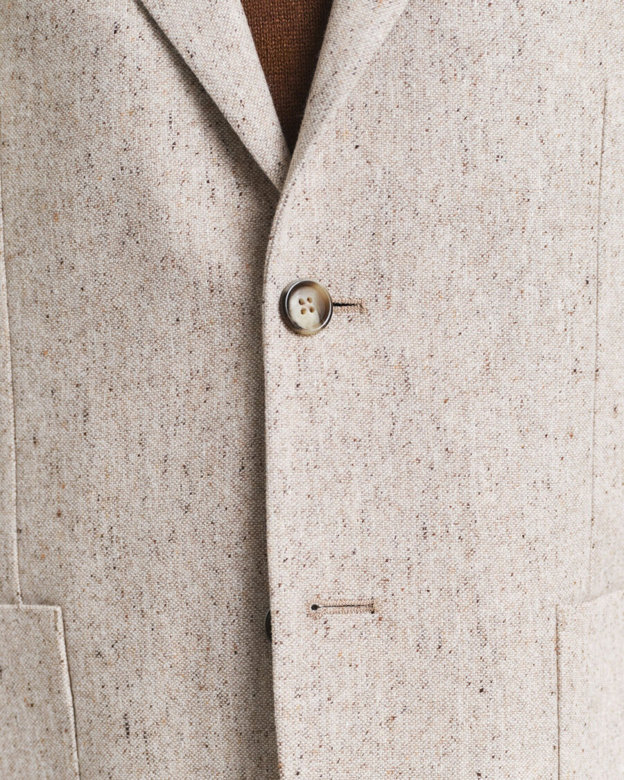 giacca da abito donegal slim fit - seed melange