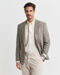blazer in maglia a quadri - seed melange