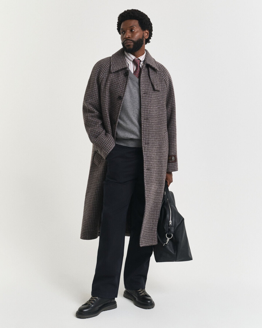 gilet classico in cotone - grigio scuro melange