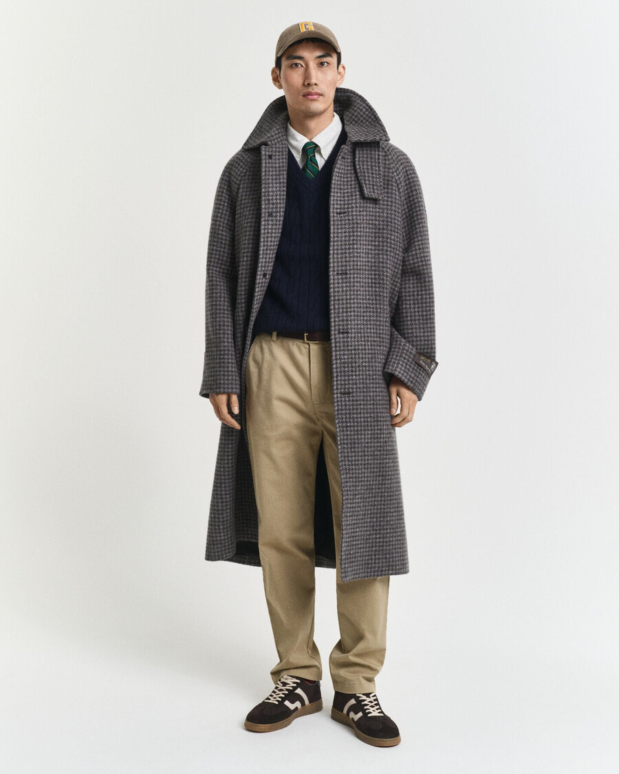 gilet in maglia di lana dagnello - blu sera