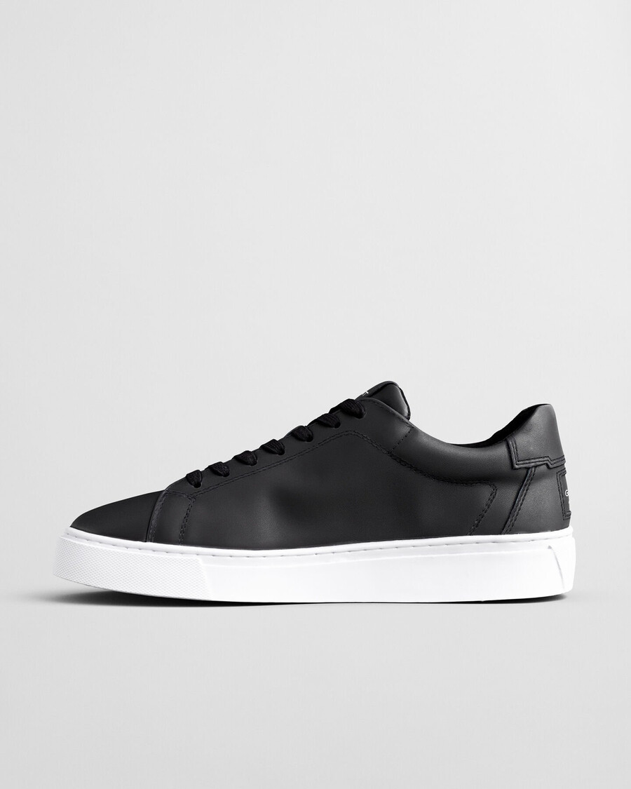 sneakers in pelle mcjulien - nero bianco
