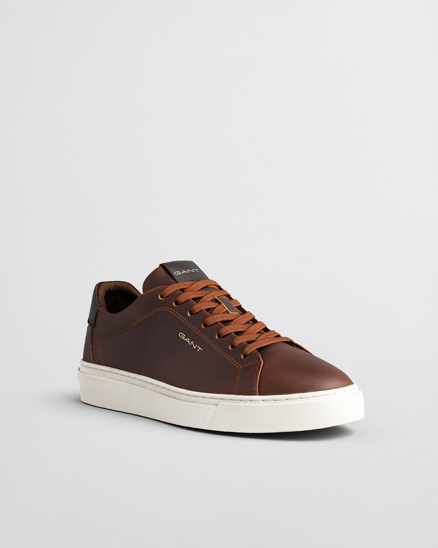 sneakers in pelle mcjulien - cognac