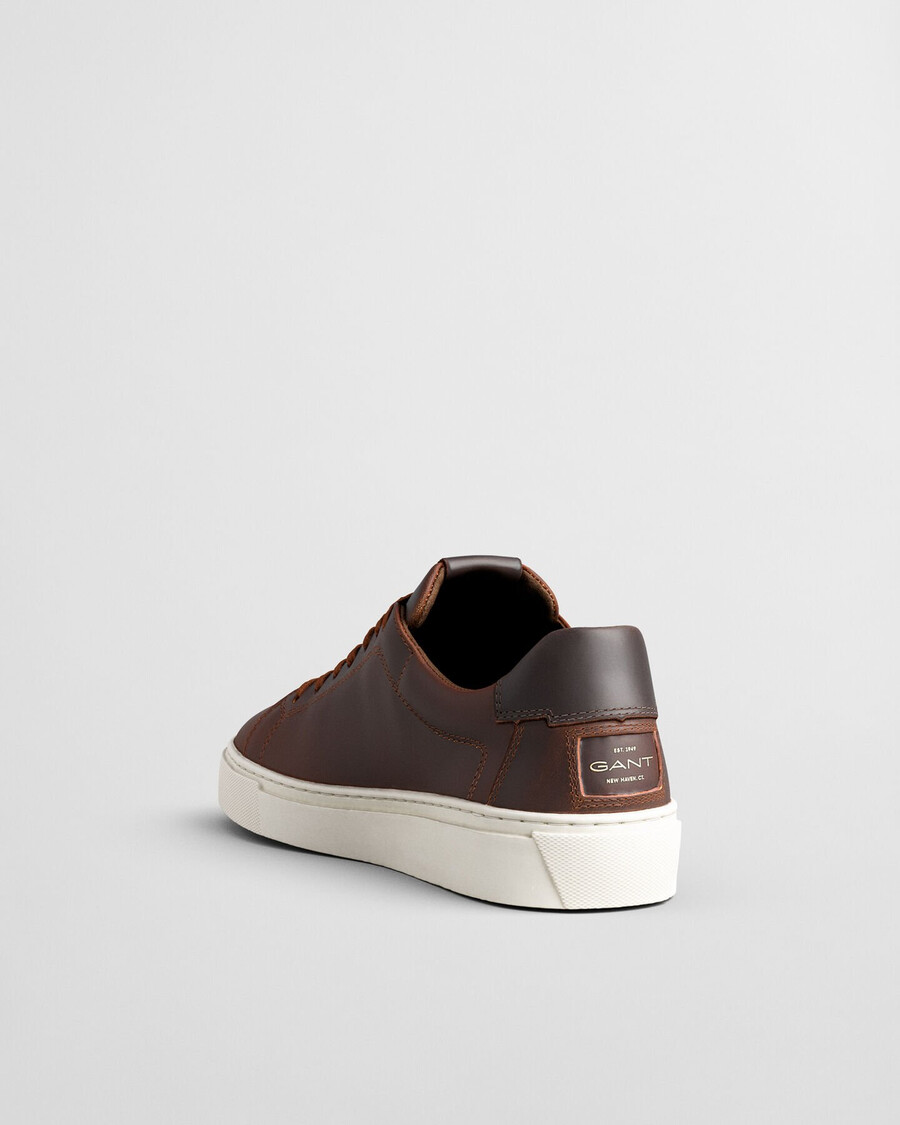 sneakers in pelle mcjulien - cognac