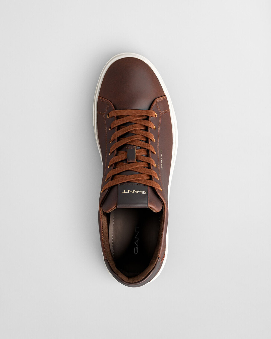 sneakers in pelle mcjulien - cognac