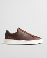 sneakers in pelle mcjulien - cognac