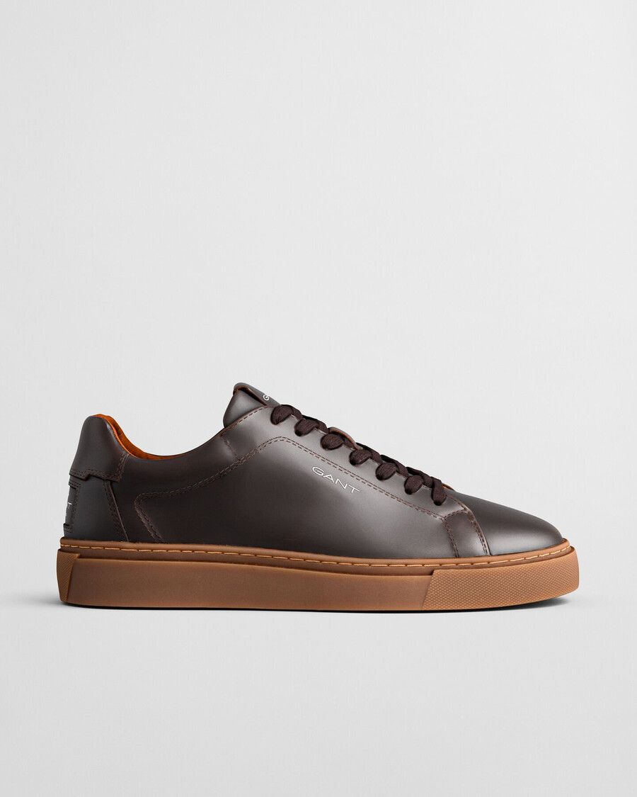sneakers in pelle mcjulien - marrone scuro