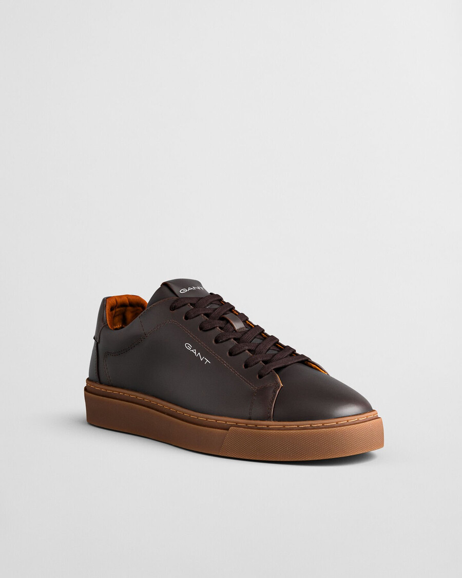 sneakers in pelle mcjulien - marrone scuro