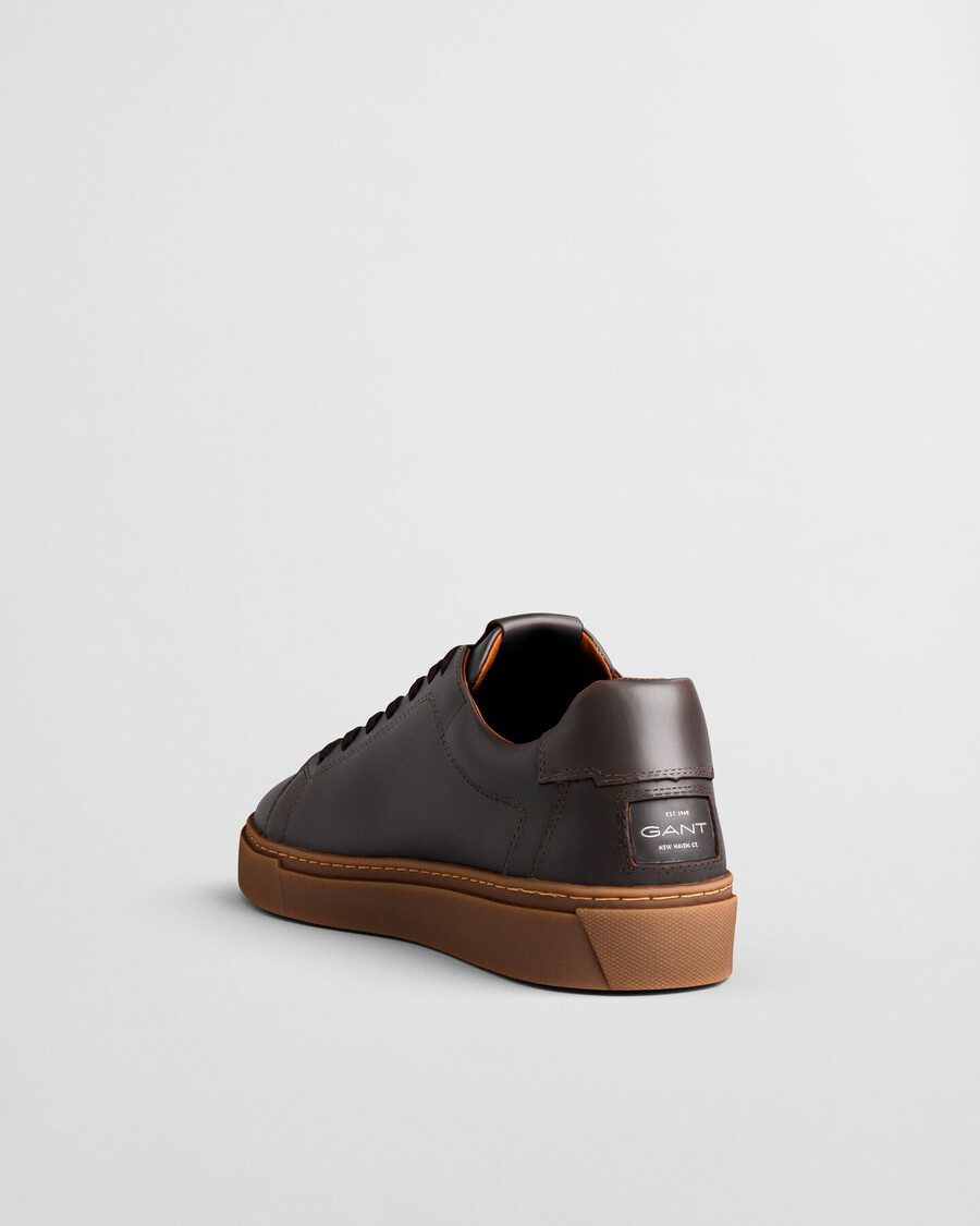 sneakers in pelle mcjulien - marrone scuro