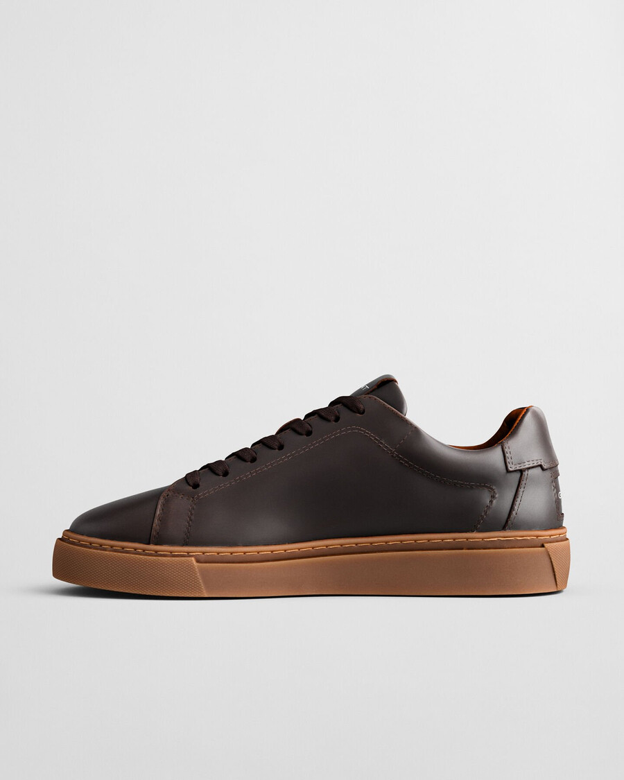 sneakers in pelle mcjulien - marrone scuro