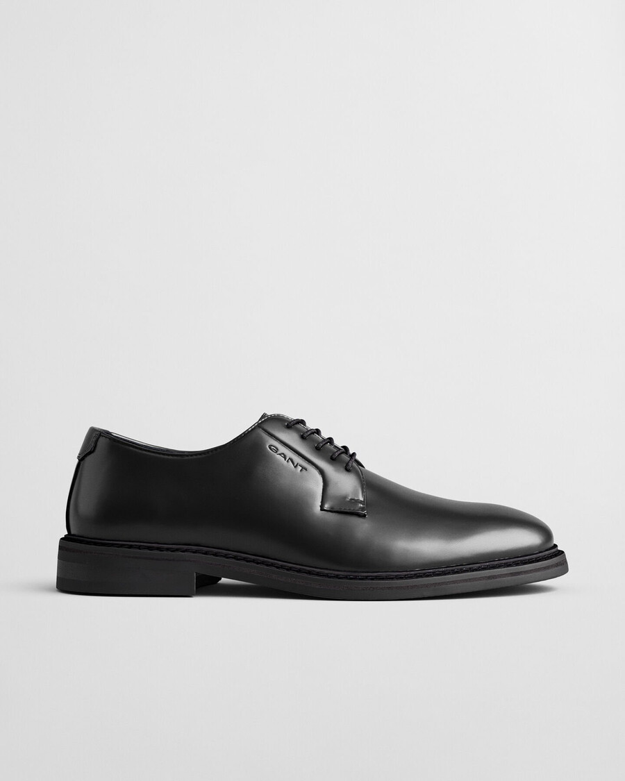scarpe derby in pelle bidford - nero