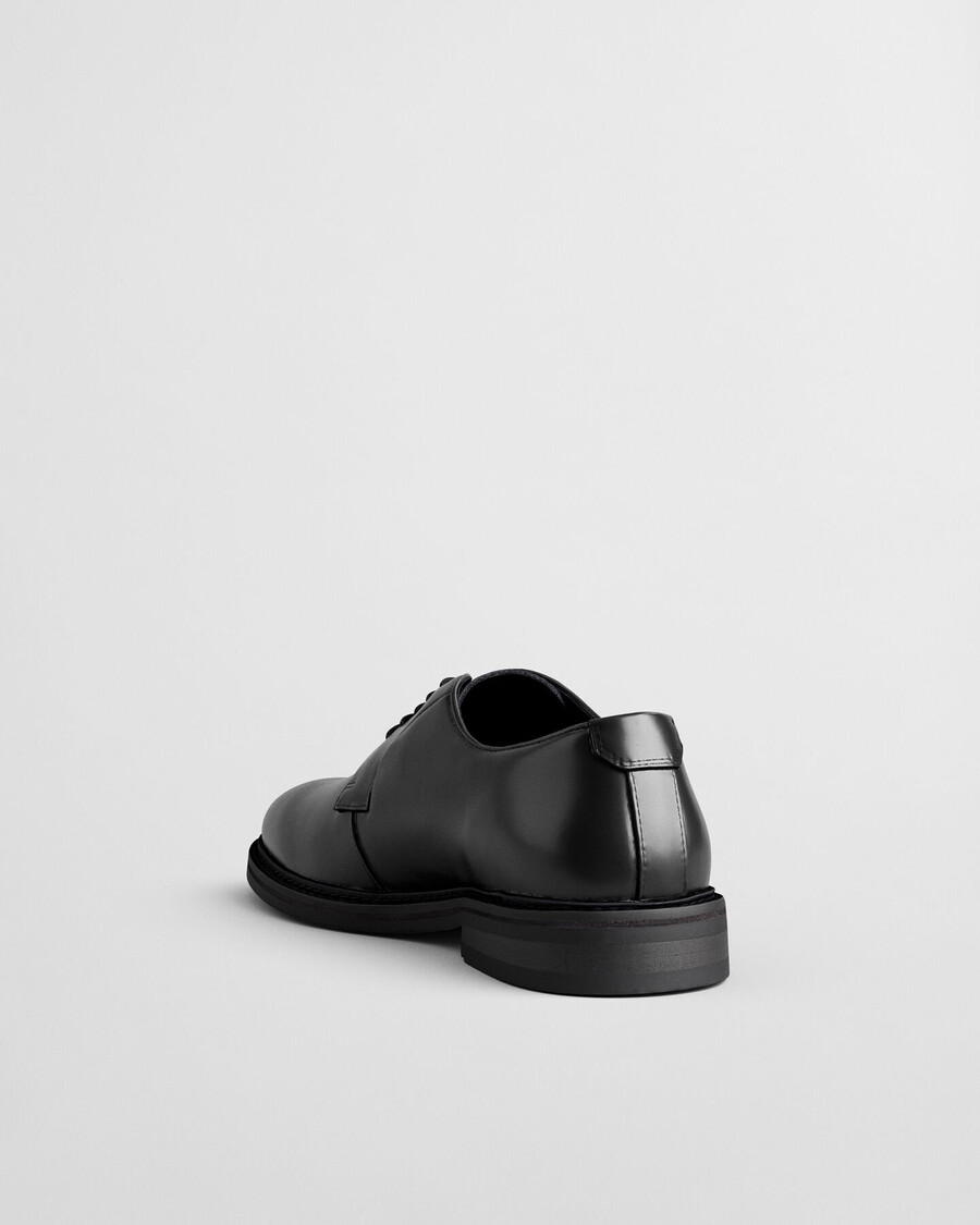 scarpe derby in pelle bidford - nero