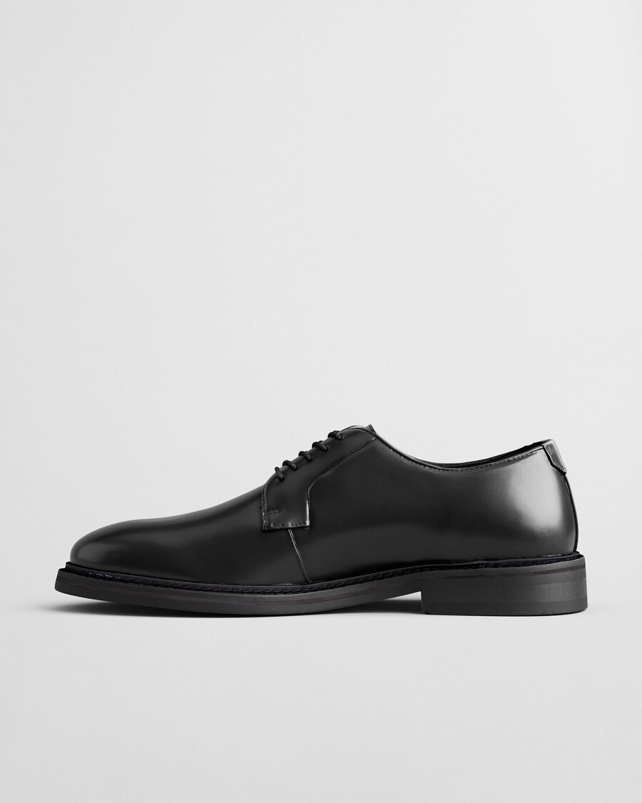 scarpe derby in pelle bidford - nero