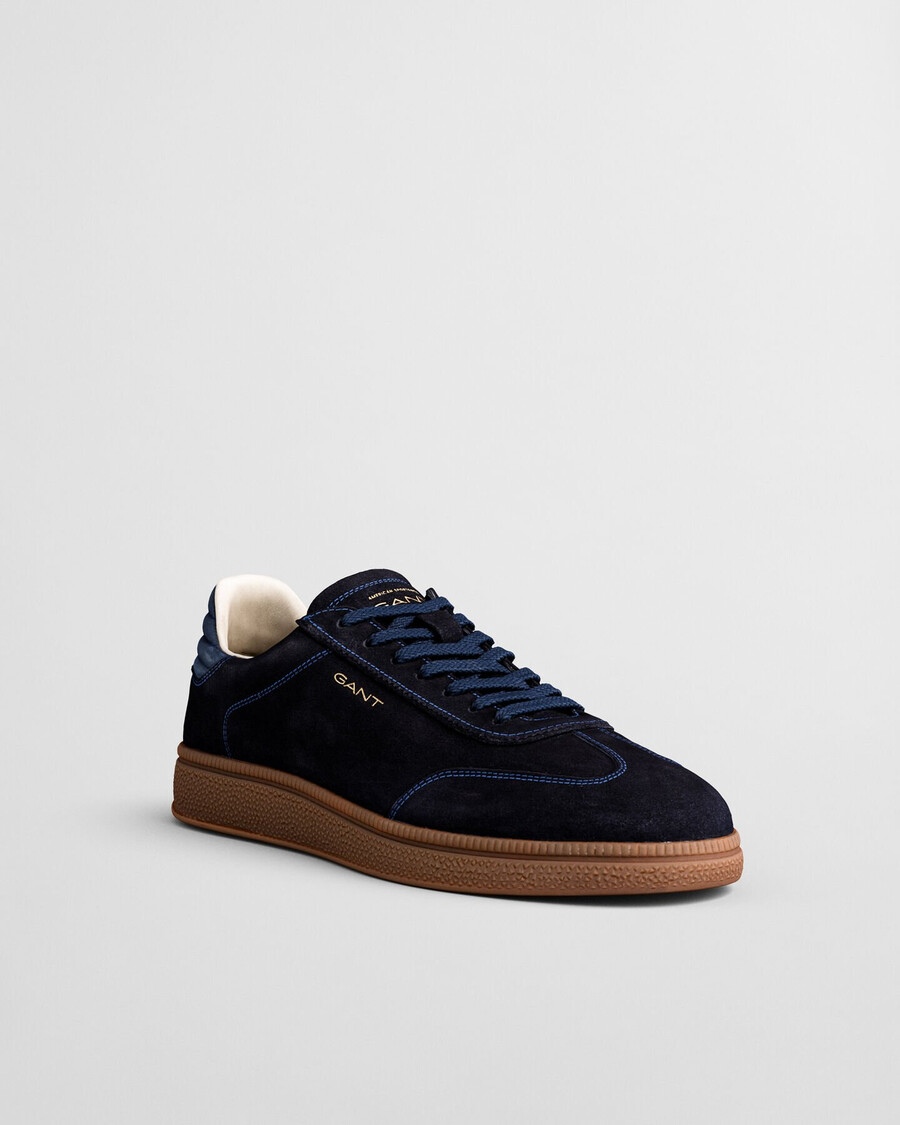 sneakers in pelle scamosciata cuzmo - marine
