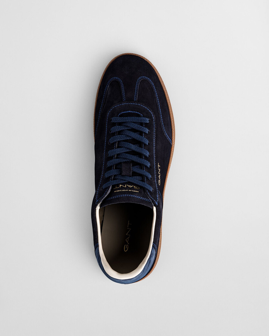 sneakers in pelle scamosciata cuzmo - marine