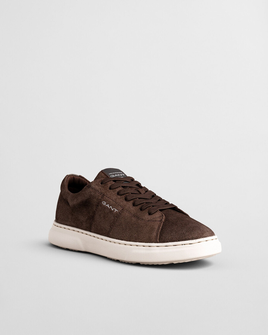 scarpe da ginnastica in pelle scamosciata joree - marrone scuro