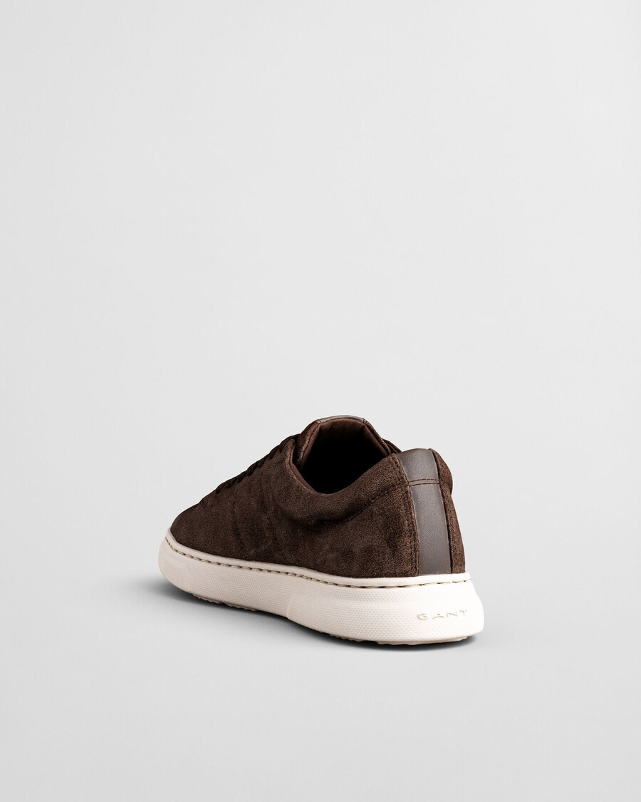 scarpe da ginnastica in pelle scamosciata joree - marrone scuro