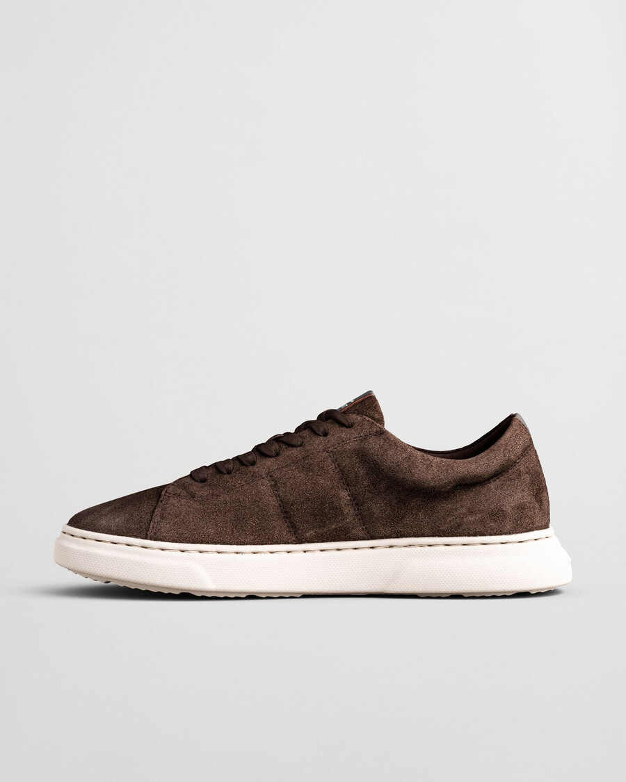 scarpe da ginnastica in pelle scamosciata joree - marrone scuro
