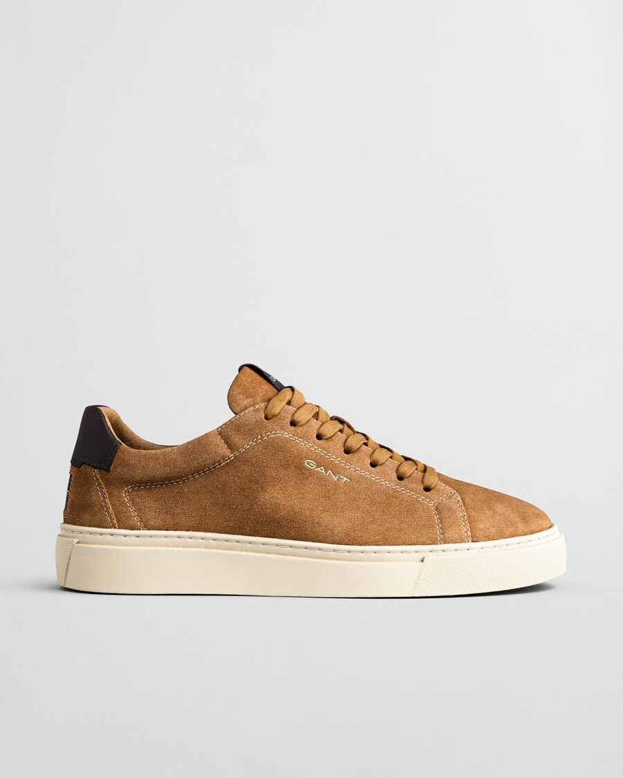 sneakers in pelle scamosciata mcjulien - noce tostato