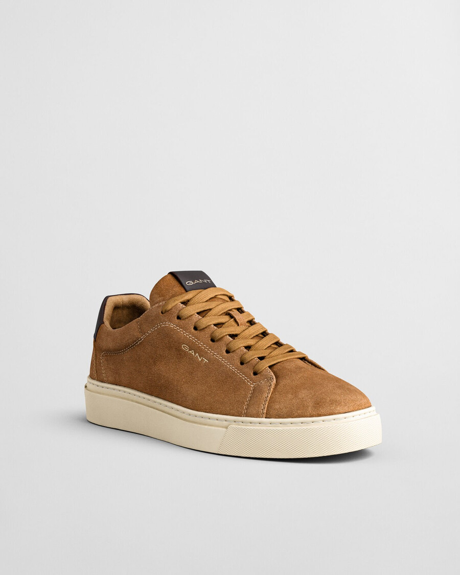 sneakers in pelle scamosciata mcjulien - noce tostato