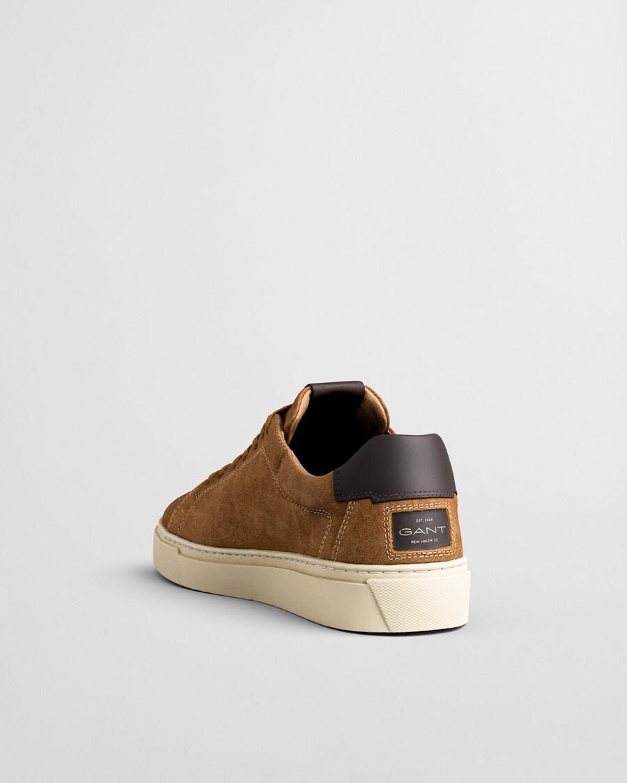 sneakers in pelle scamosciata mcjulien - noce tostato