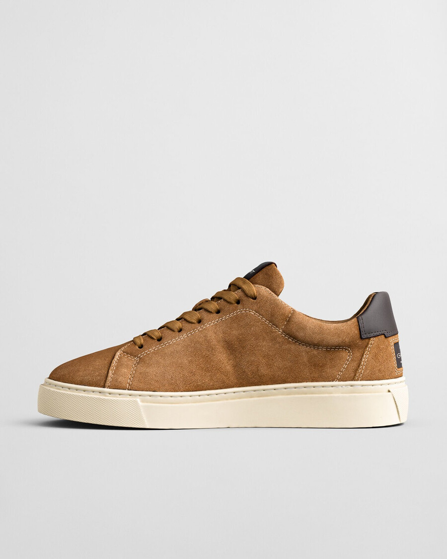 sneakers in pelle scamosciata mcjulien - noce tostato