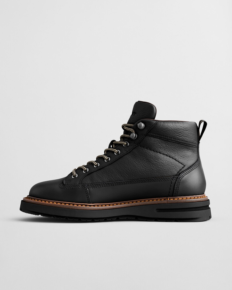 stivali hillprep mid in pelle - nero