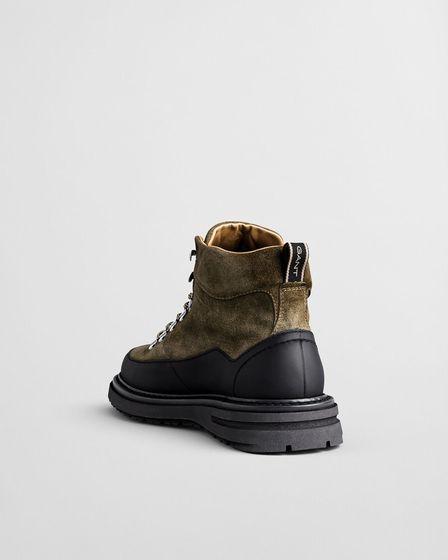 stivali hillprep mid in pelle scamosciata - verde campagna
