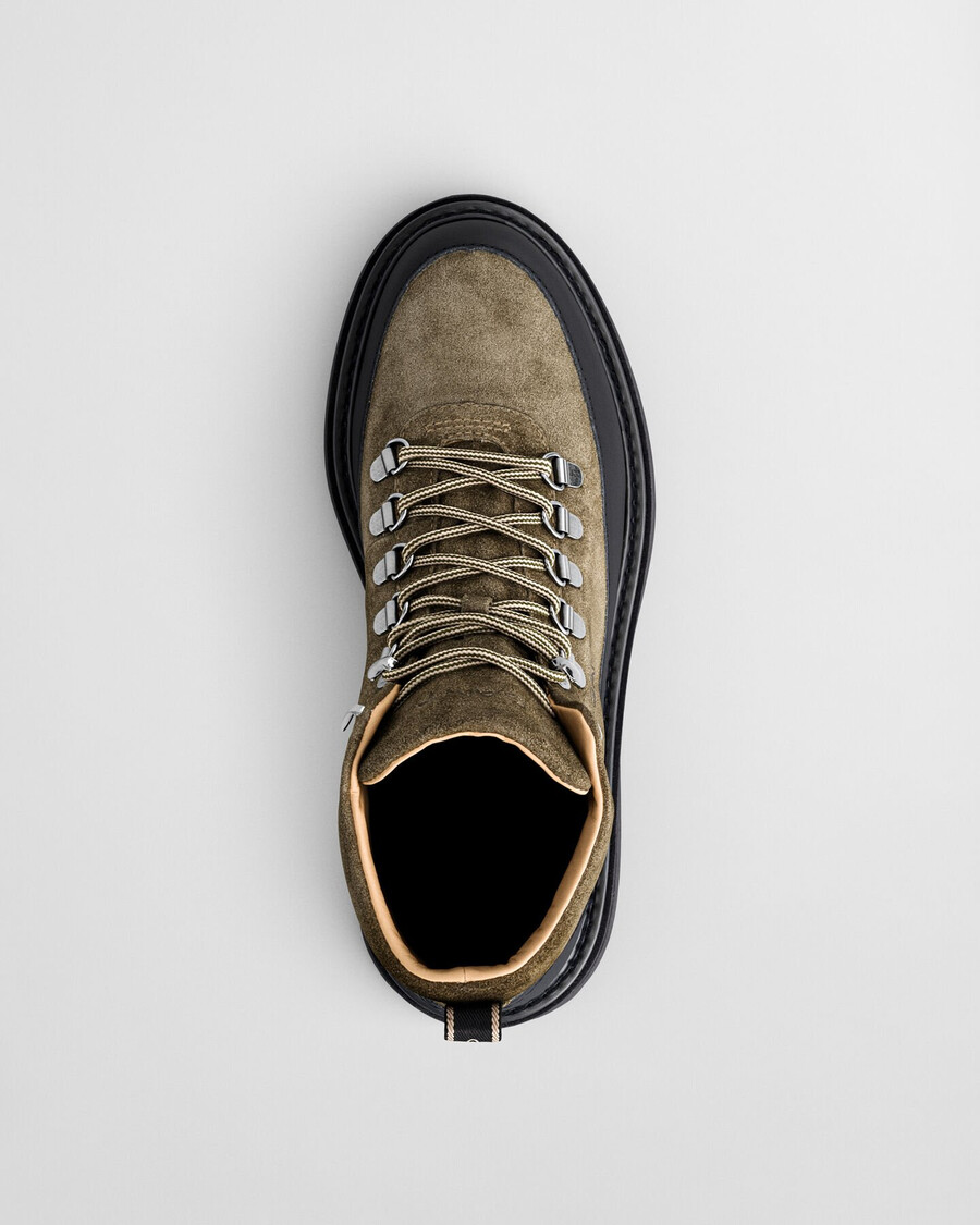 stivali hillprep mid in pelle scamosciata - verde campagna