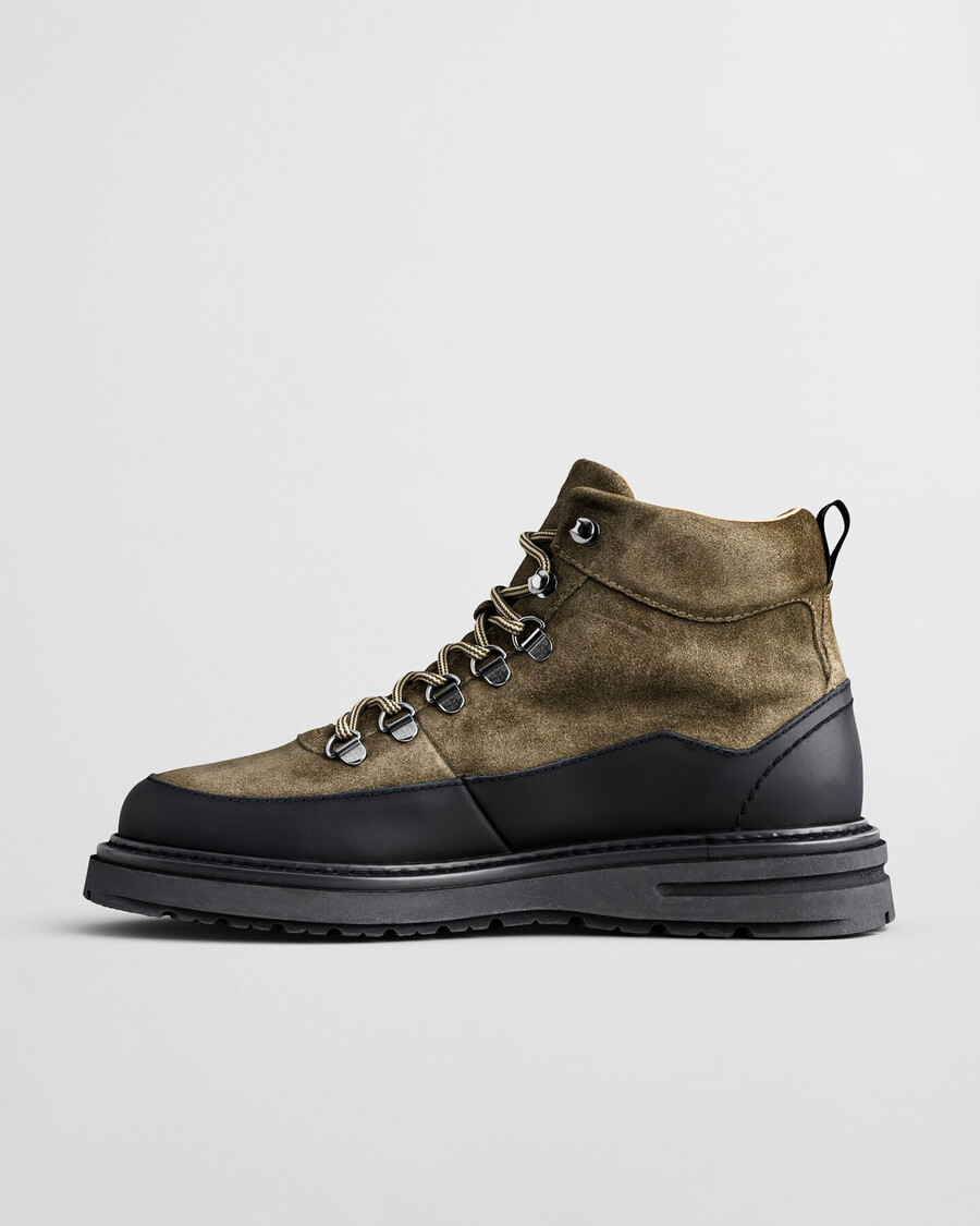 stivali hillprep mid in pelle scamosciata - verde campagna