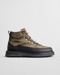 stivali hillprep mid in pelle scamosciata - verde campagna