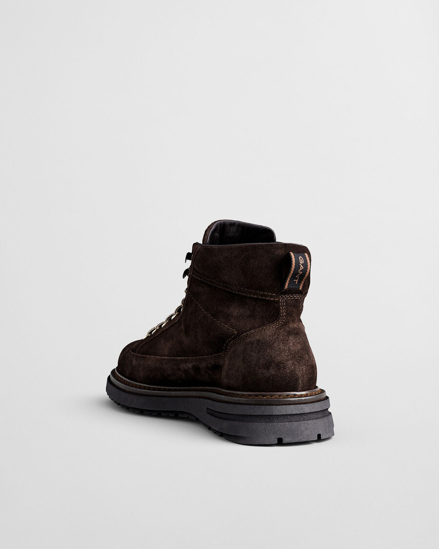 stivali hillprep mid in pelle scamosciata - marrone scuro
