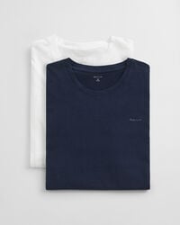 confezione da 2 magliette girocollo - blu navy bianco