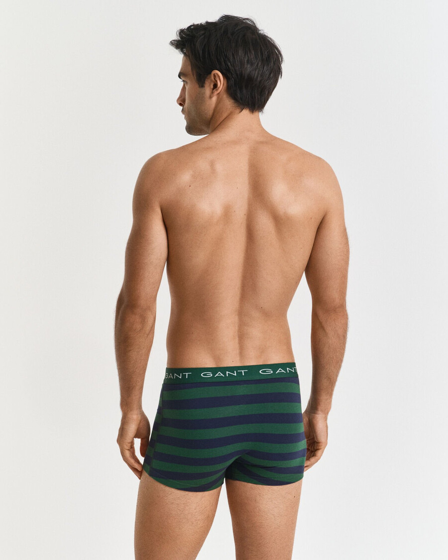confezione da 3 slip a righe - verde foresta
