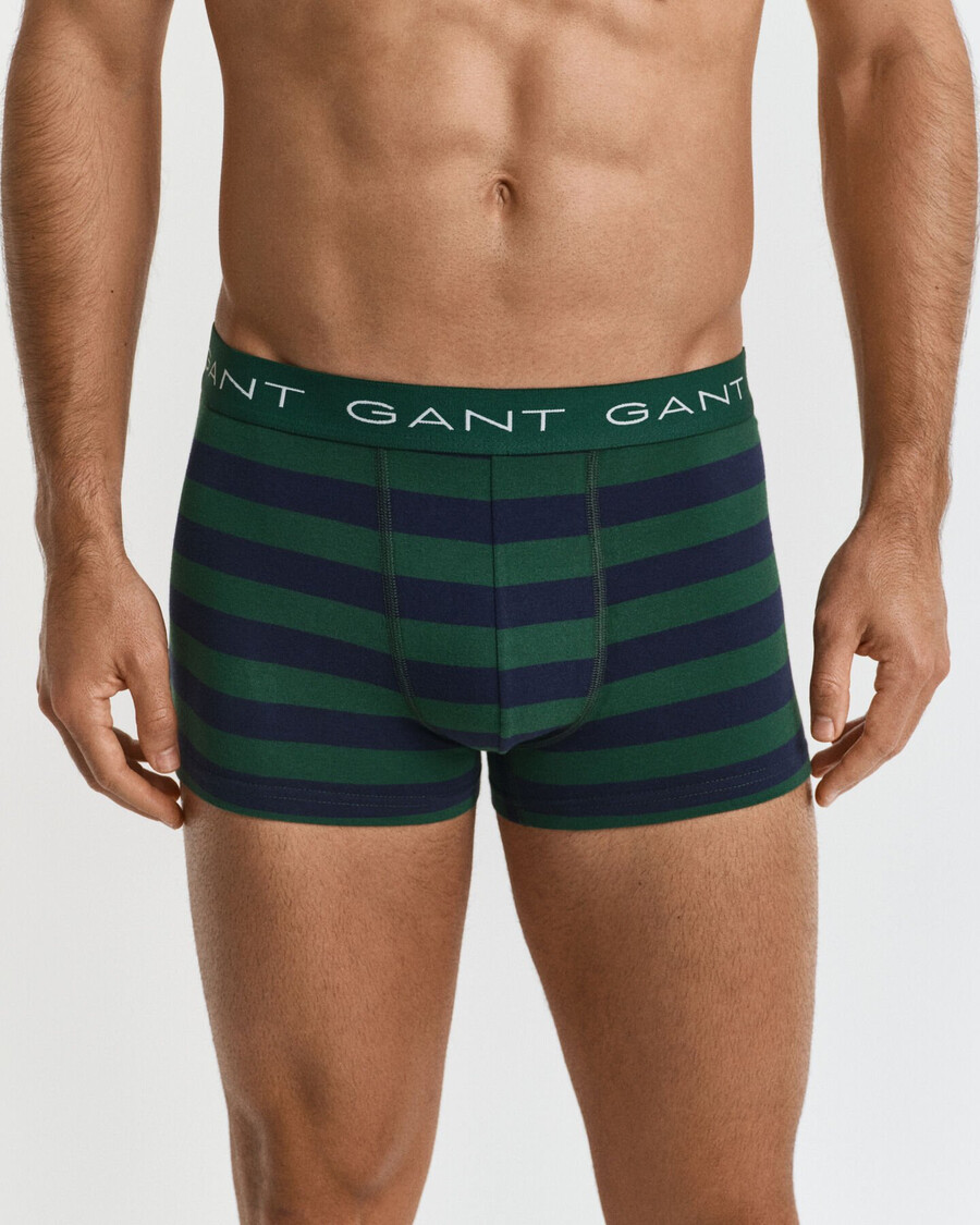 confezione da 3 slip a righe - verde foresta