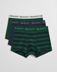 confezione da 3 slip a righe - verde foresta