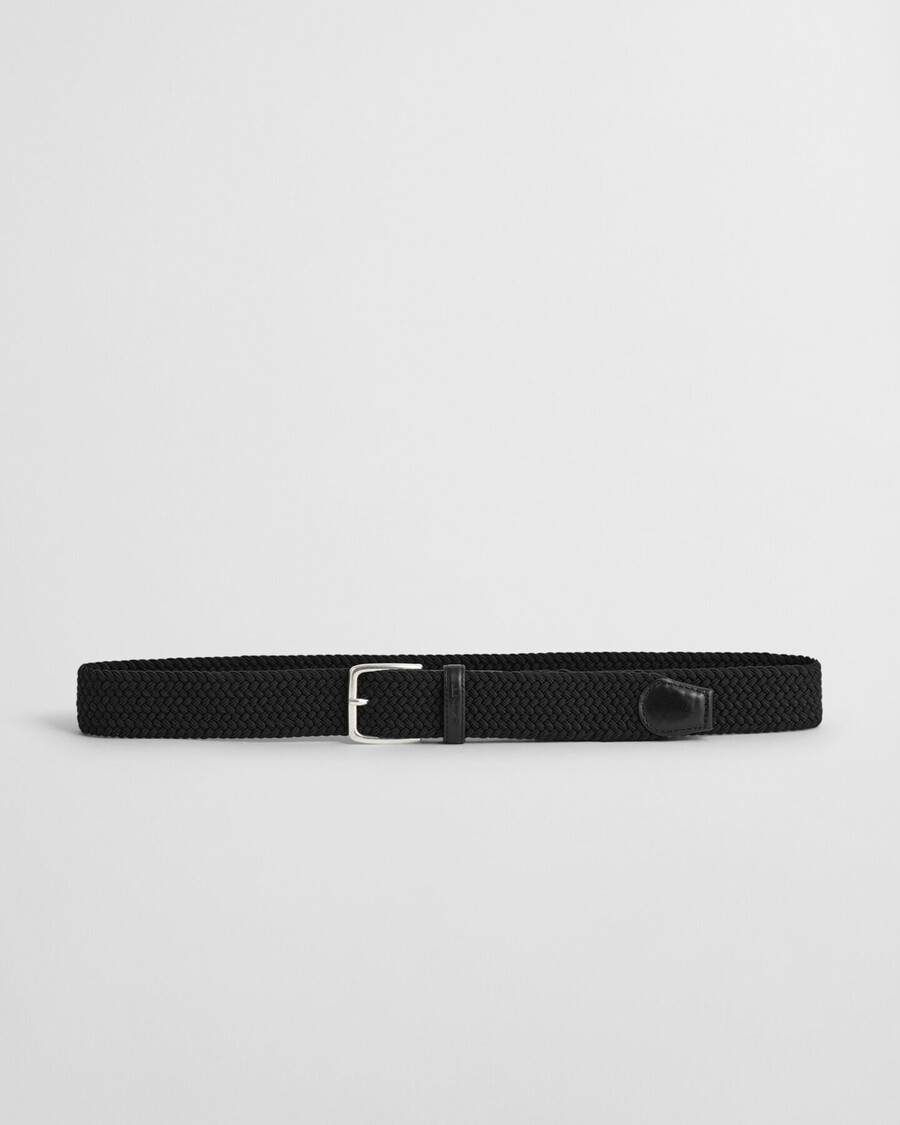 cintura elastica intrecciata - nera