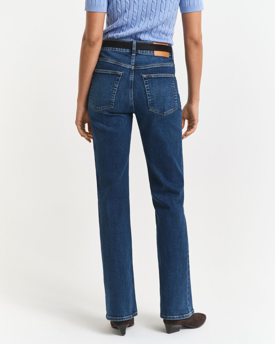 jeans svasati slim fit - blu scuro vintage