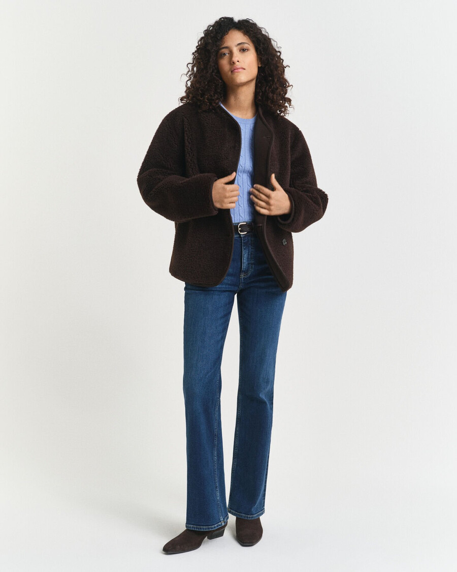 jeans svasati slim fit - blu scuro vintage