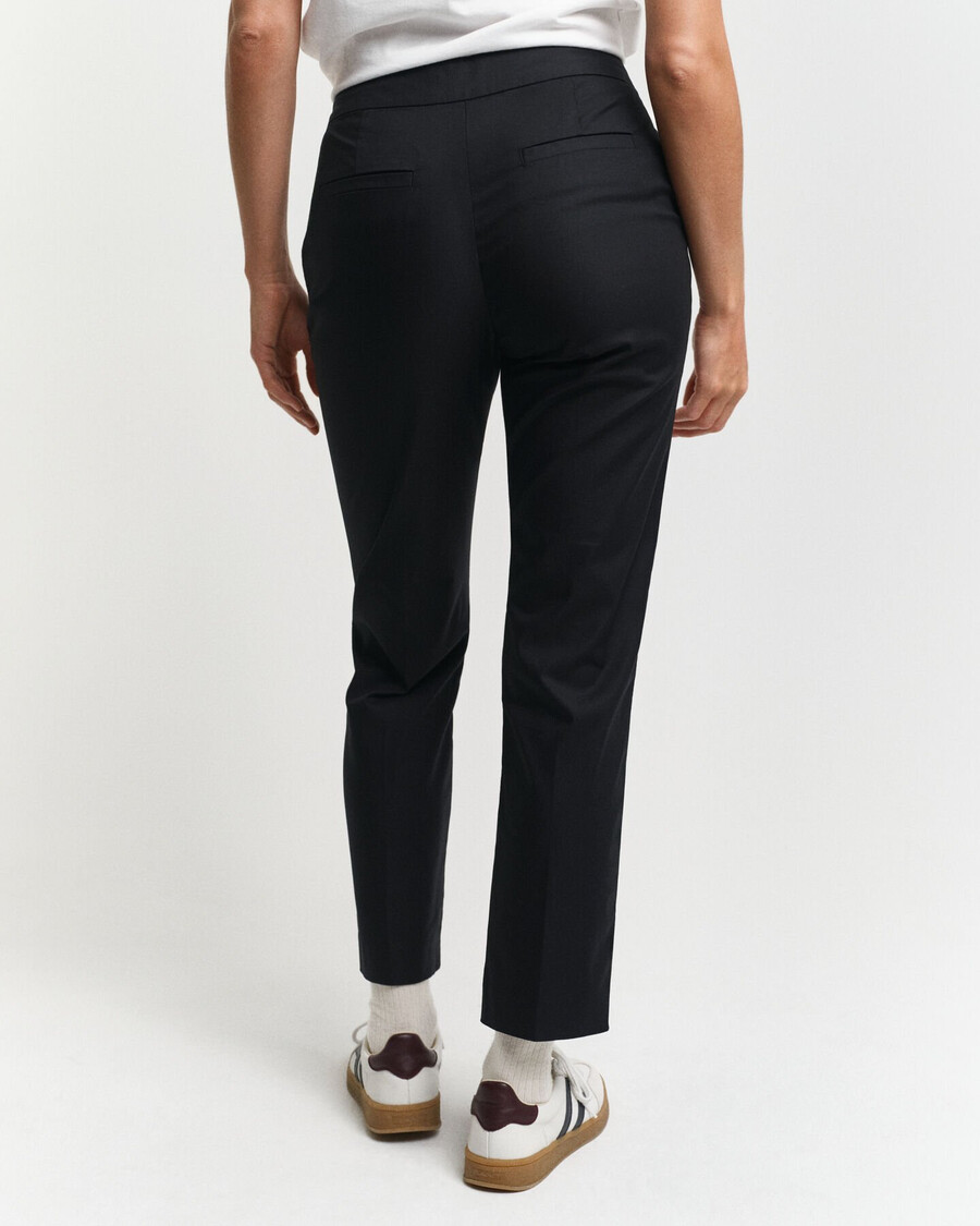 pantaloni slim a sigaretta - nero ebano