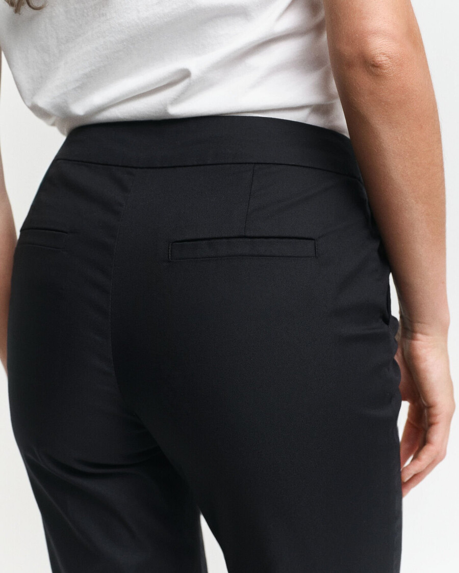 pantaloni slim a sigaretta - nero ebano
