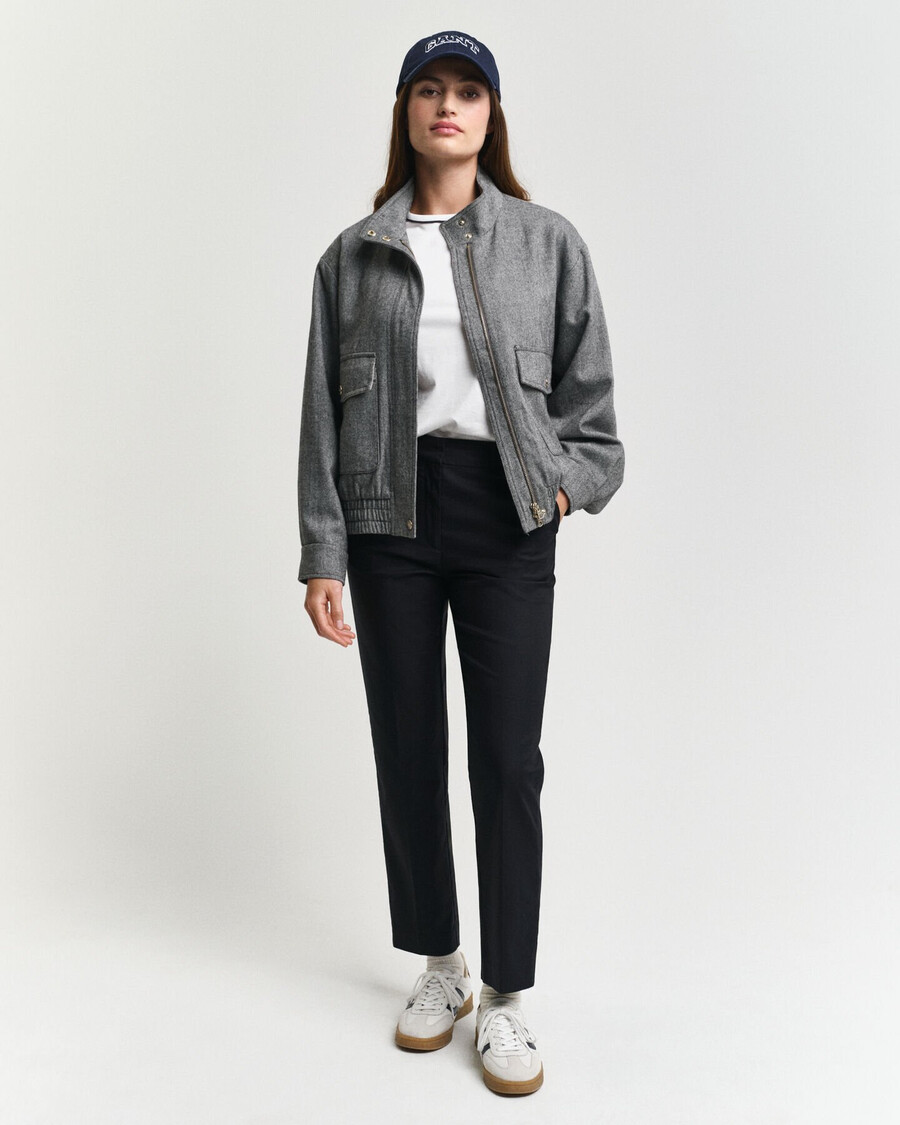 pantaloni slim a sigaretta - nero ebano
