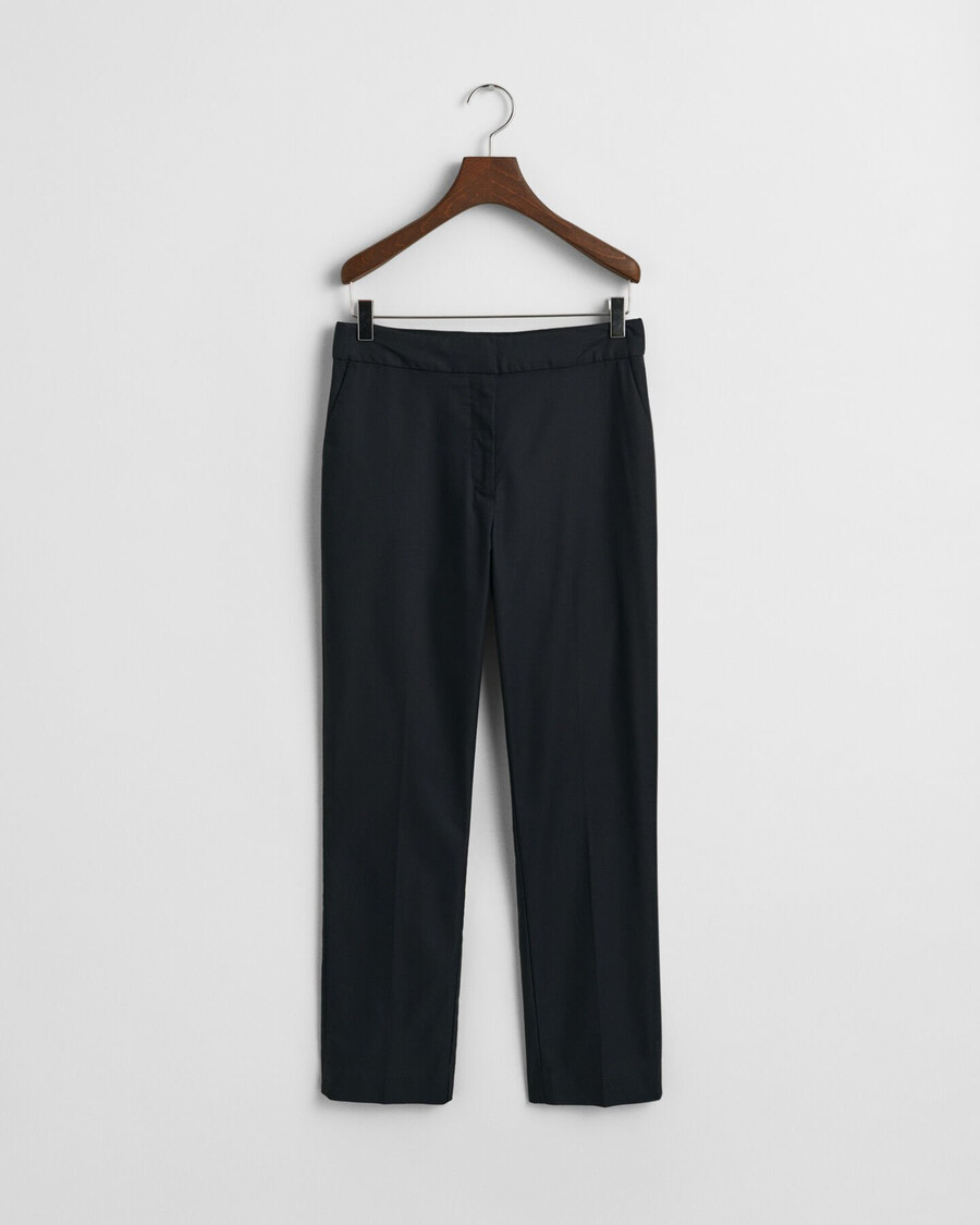 pantaloni slim a sigaretta - nero ebano