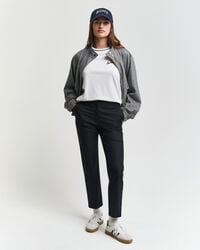 pantaloni slim a sigaretta - nero ebano